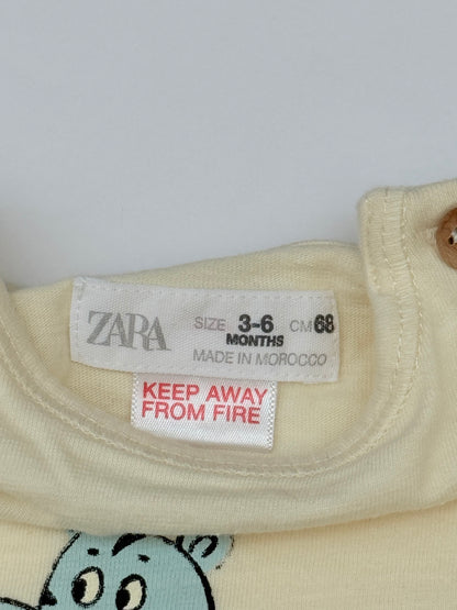 Zara Hello Tiger T-Shirt 6-9M
