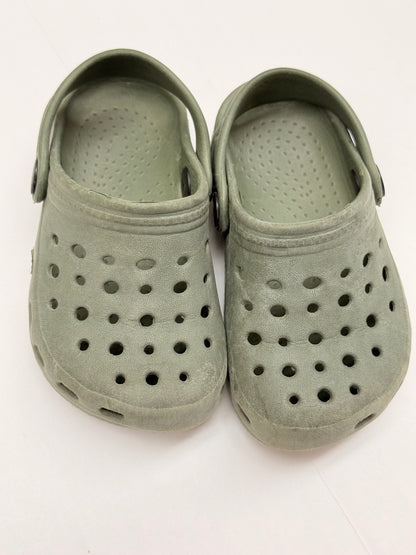 Crocs Sage Green Clogs Toddler Size 6
