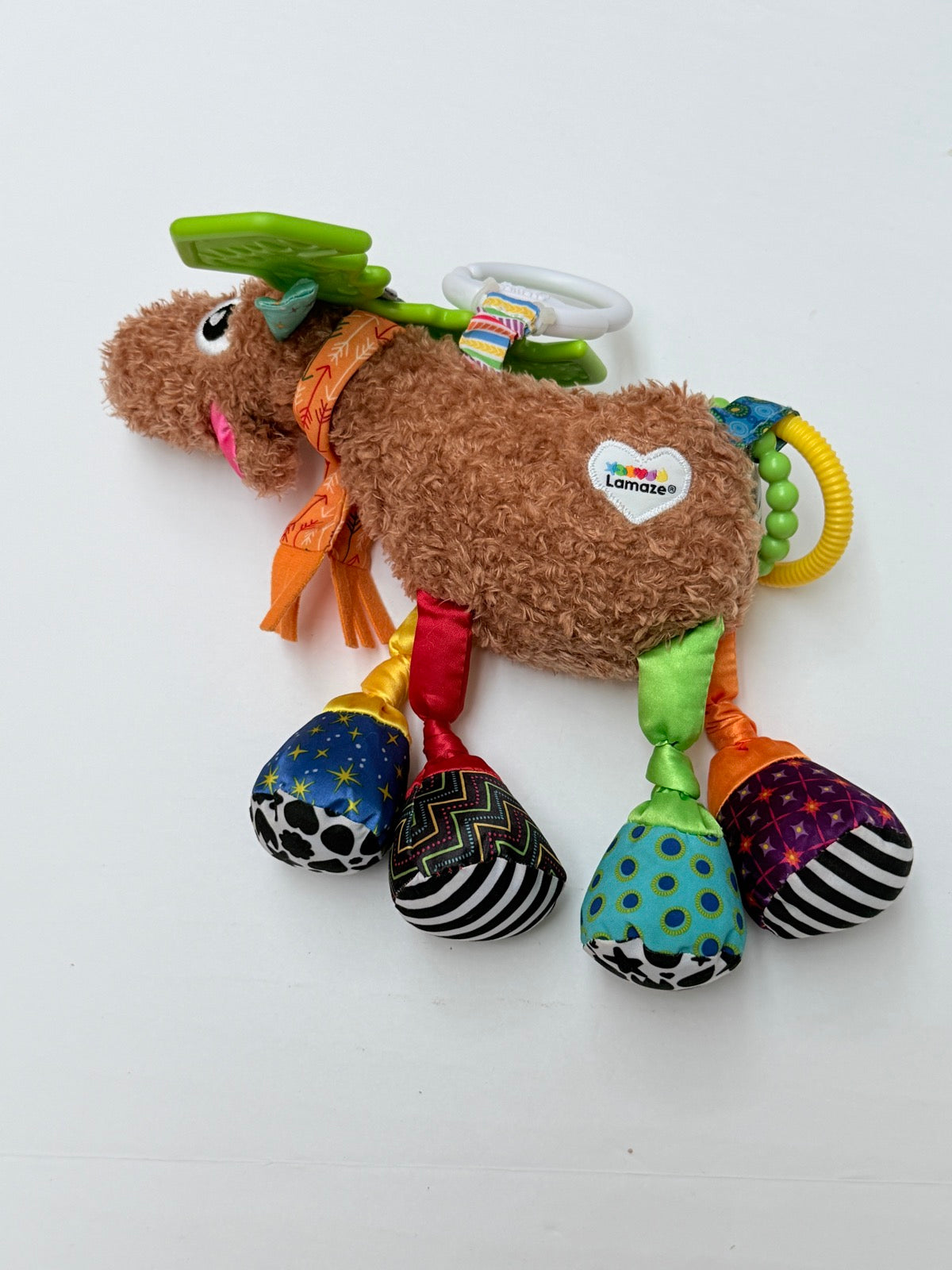Lamaze Moose Teether Clip Baby Toy