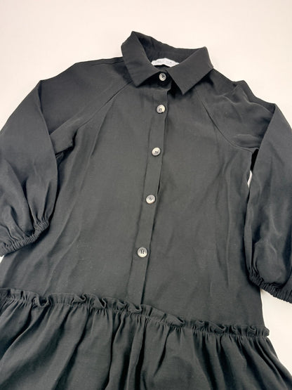 Zara Black Drop Waist Dress Size 10
