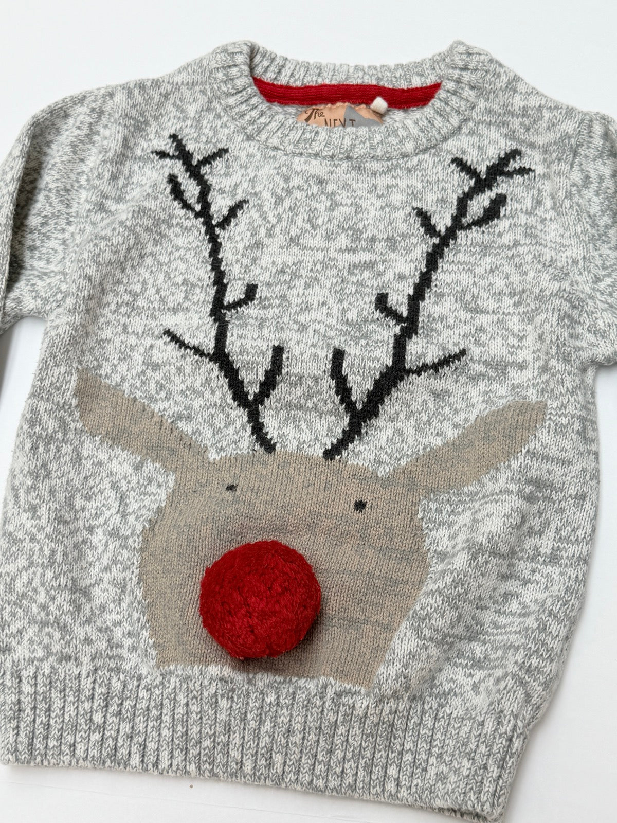 Next Reindeer "Oh Deer!" Sweater 12-18M