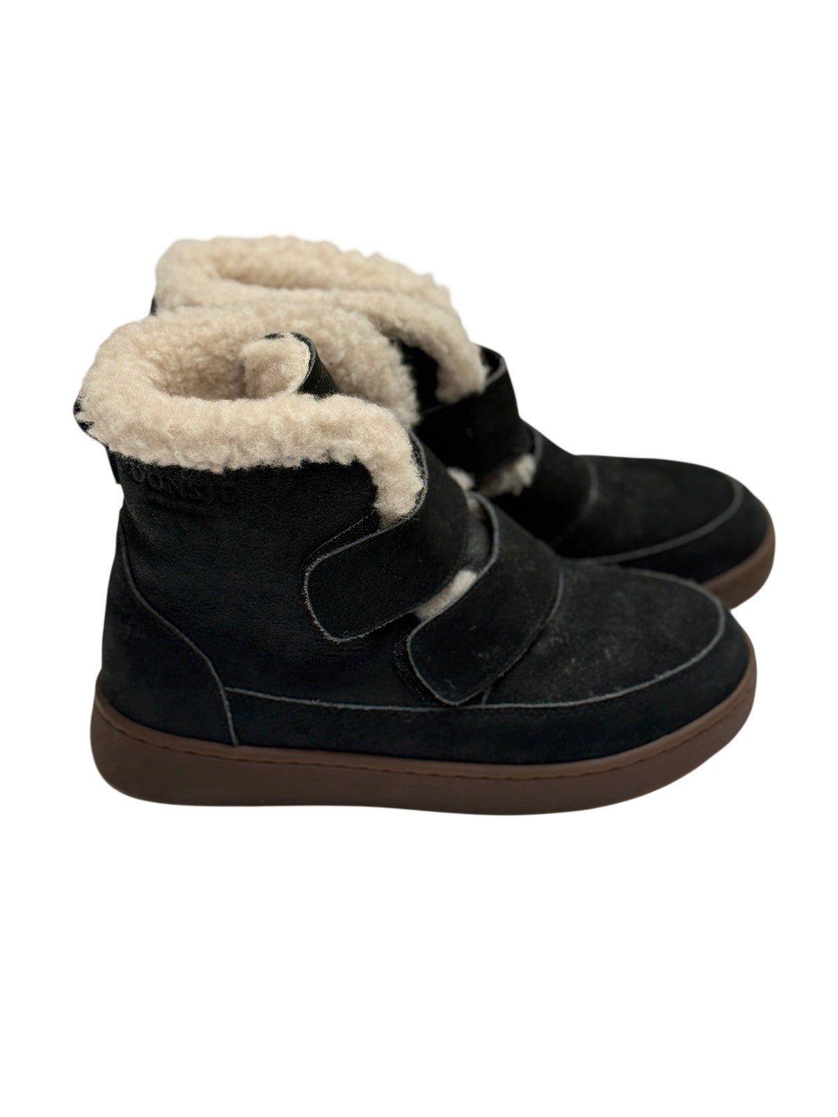 Donsje - Black Suede Shearling Winter Boots US13