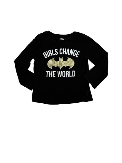 Old Navy DC Batman Girls Change World Tee 2T