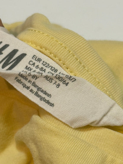 H&M Peppa Pig Yellow Long Sleeve Top 6-8Y