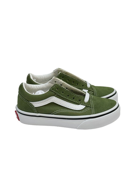 Brand New - Vans Old Skool Green Suede Sneakers Kids 11