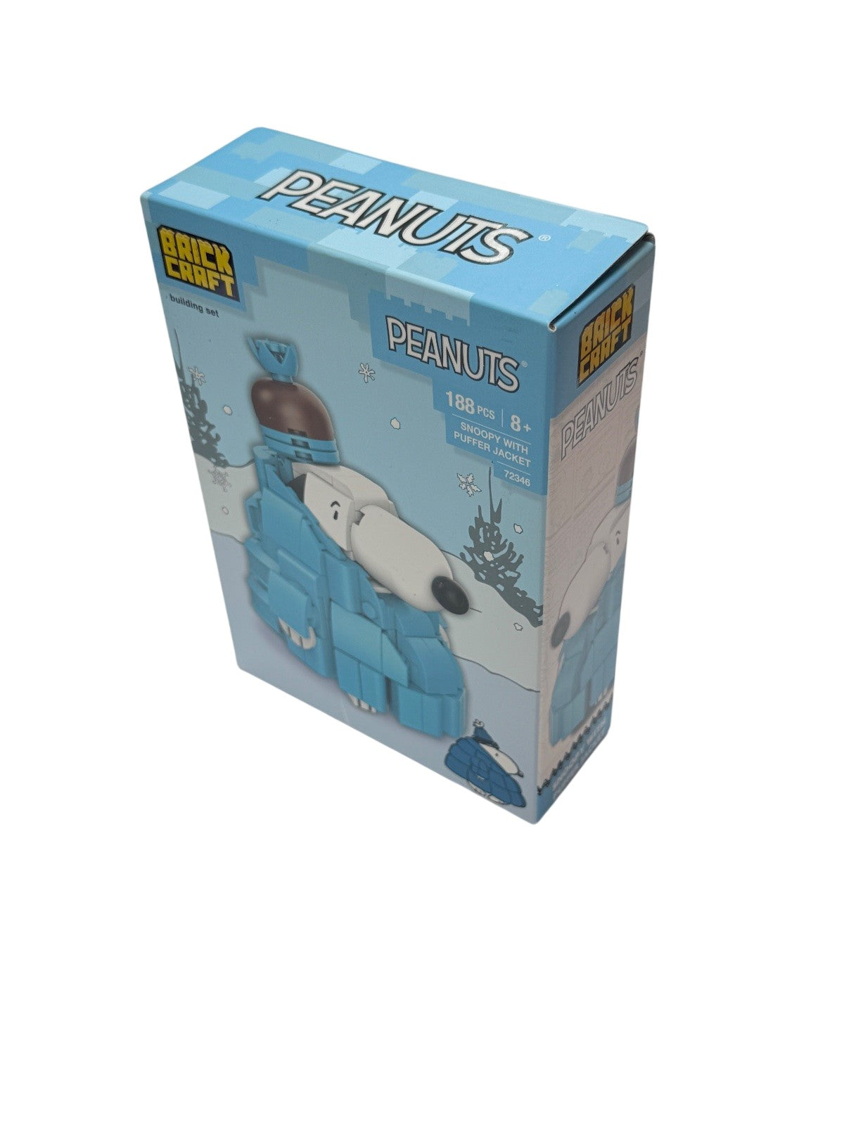 New Sealed - BrickCraft Peanuts Snoopy with Puffer Jacket Building Set