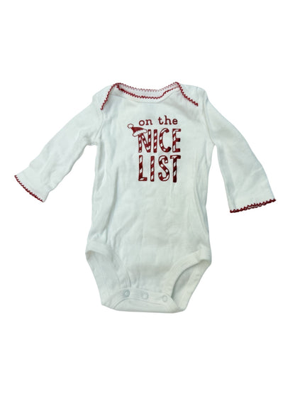 Just One You Carter's Nice List Bodysuit 6M
