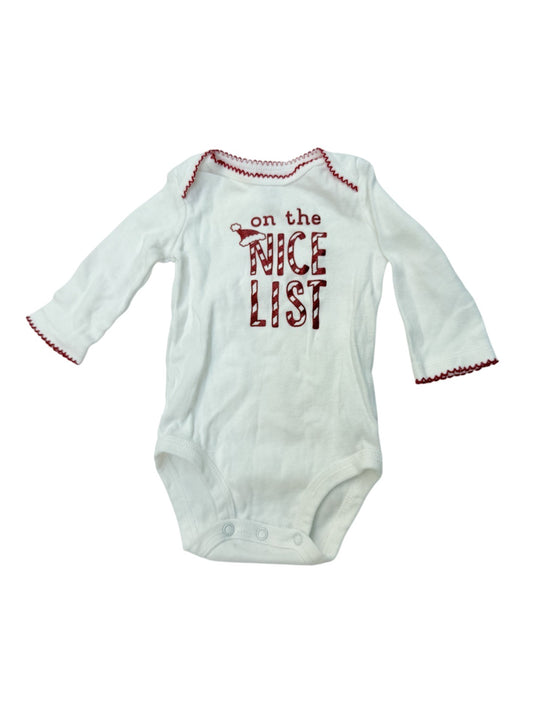 Just One You Carter's Nice List Bodysuit 6M