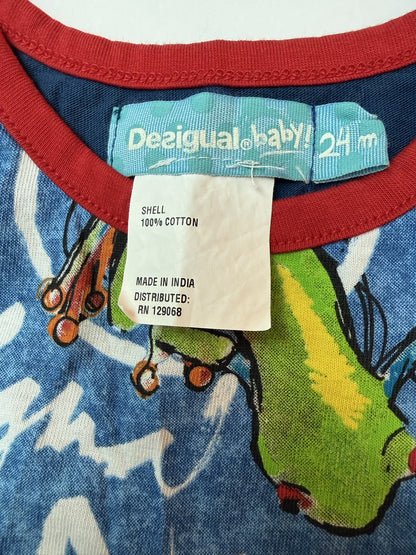 Desigual Baby Tropical Print Bodysuit 24m