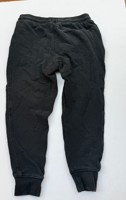 Zara Black Ribbed Jogger Pants Size 10