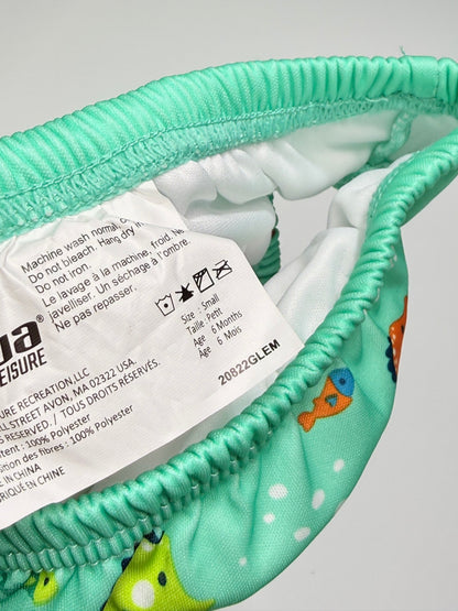 Aqua Leisure Ocean Print Swim Diaper Small 6M