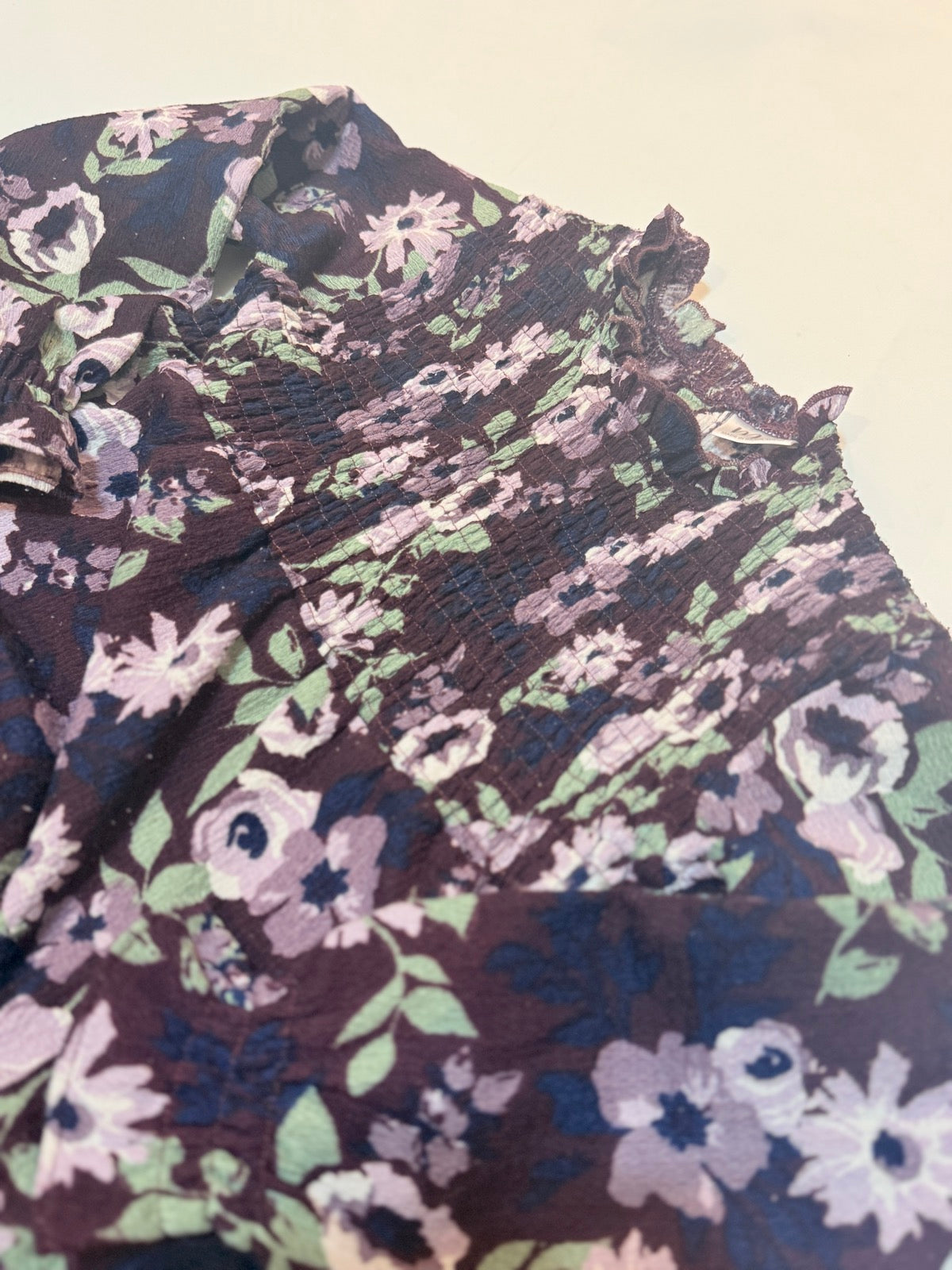 Miss Floral Smocked Dress 5Y