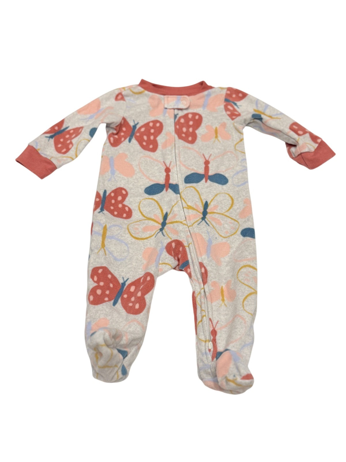 Carter's Butterfly Fleece Sleeper 6m
