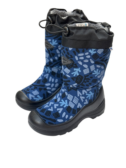 Kuoma Blue Patterned Winter Snow Boots Size 31