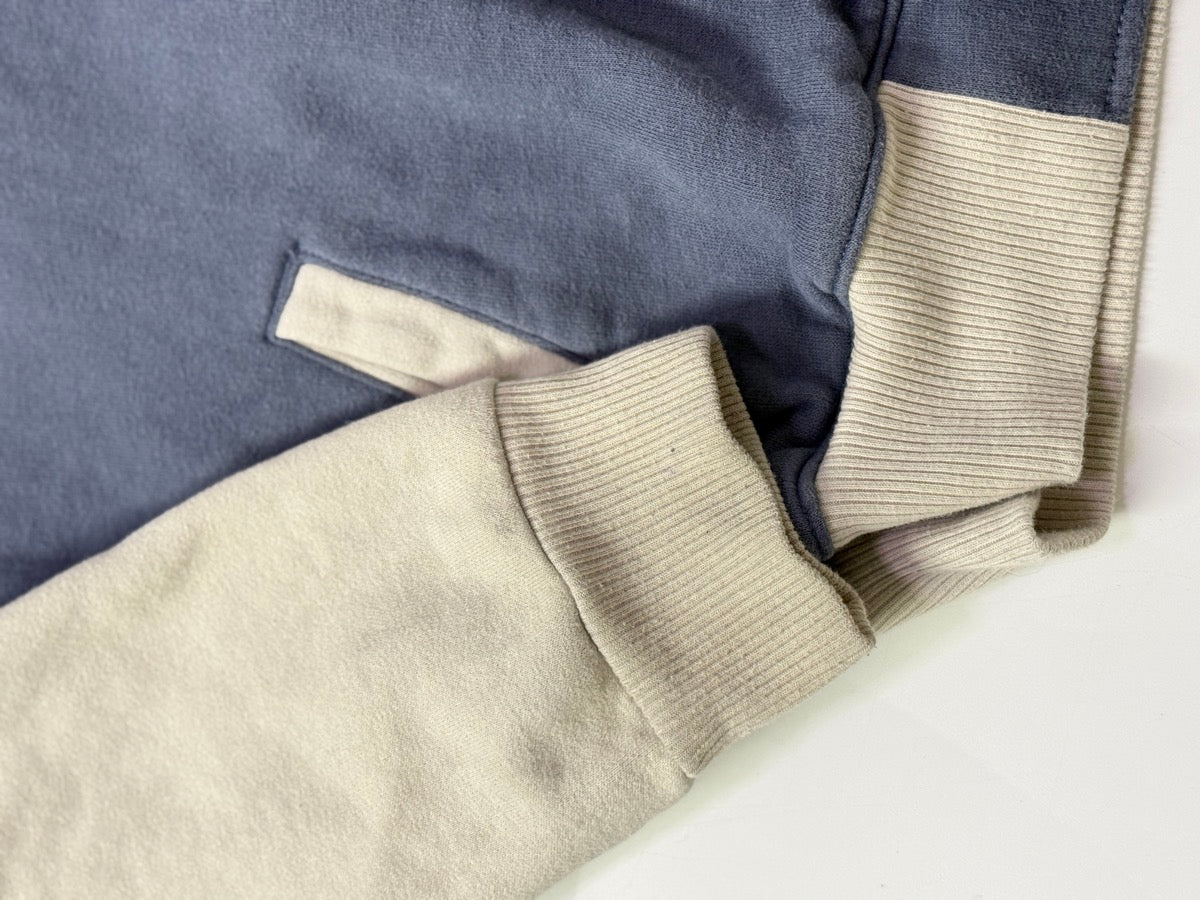 Hoodie Abercrombie Kids Navy Tan Size 9/10
