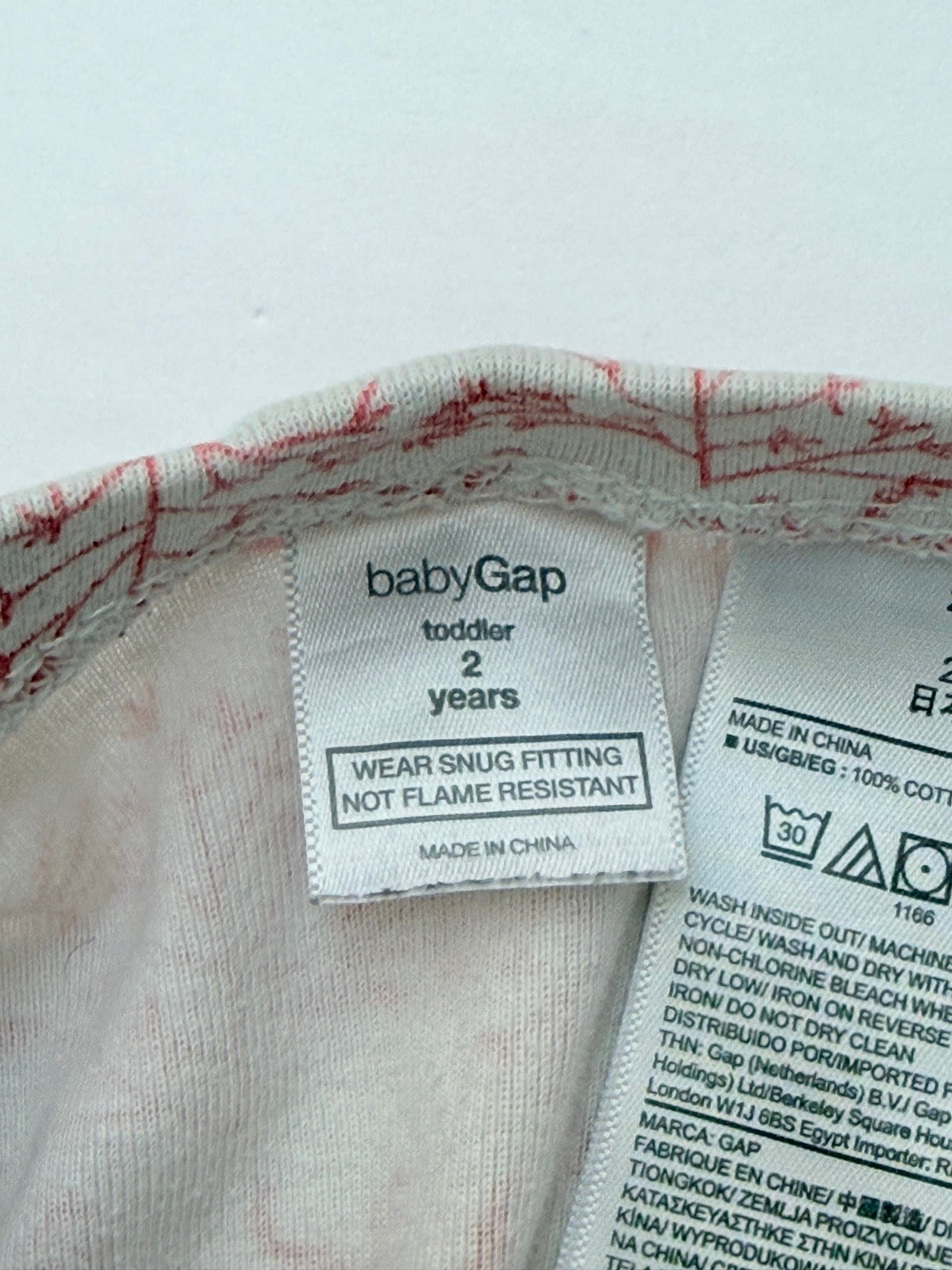 Baby Gap Fox Print Leggings Size 2T