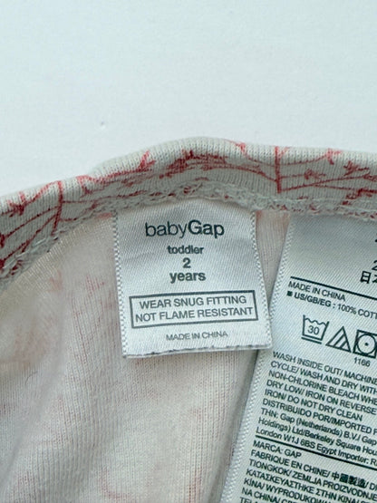Baby Gap Fox Print Leggings Size 2T