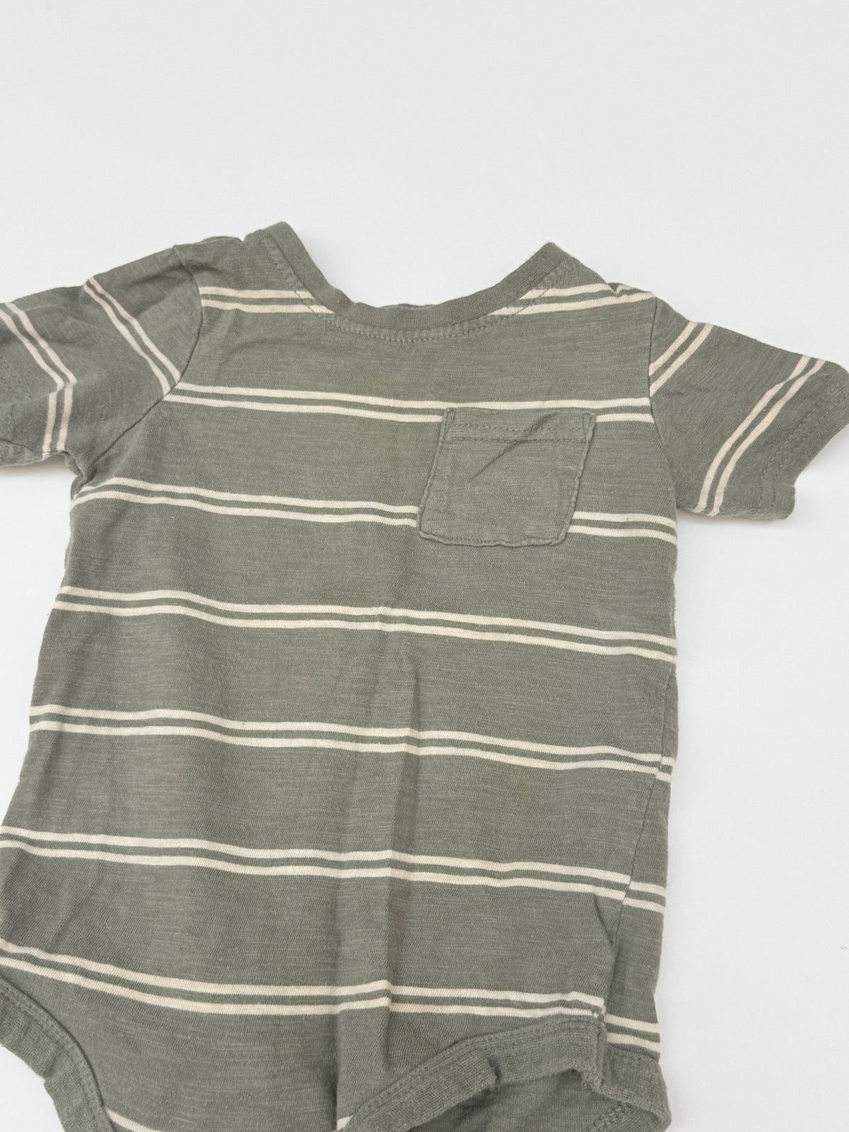 George Baby Striped Pocket Bodysuit 12-18M