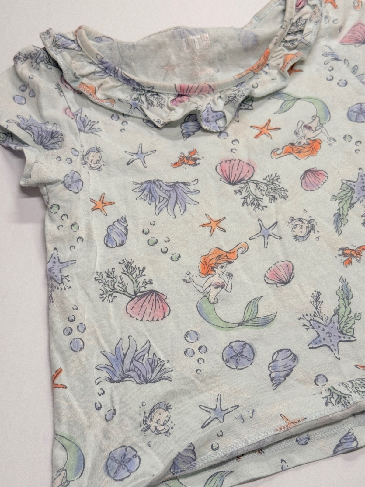 Uniqlo UT Disney Little Mermaid T-Shirt Size 3