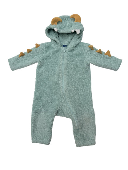 Old Navy Dino Fleece Hooded Bunting 6-12M