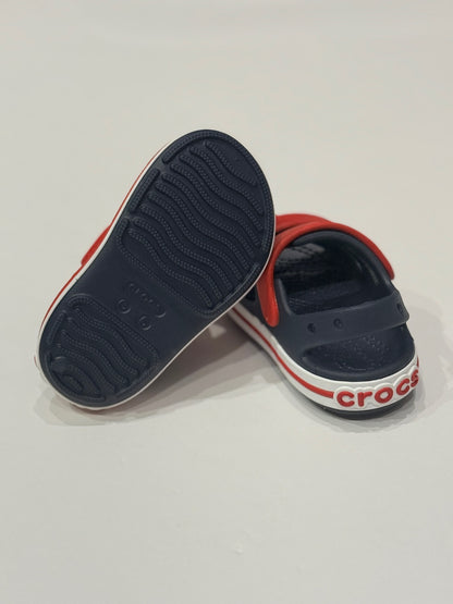 Crocs Crocband Cruiser Toddler Sandal Navy Red US6