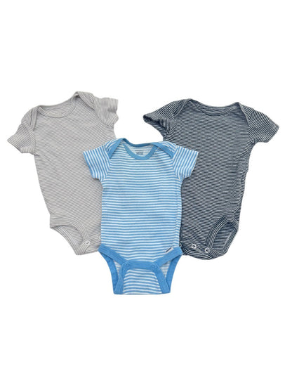 Gerber & Carter's Striped Bodysuit Bundle 0-3M