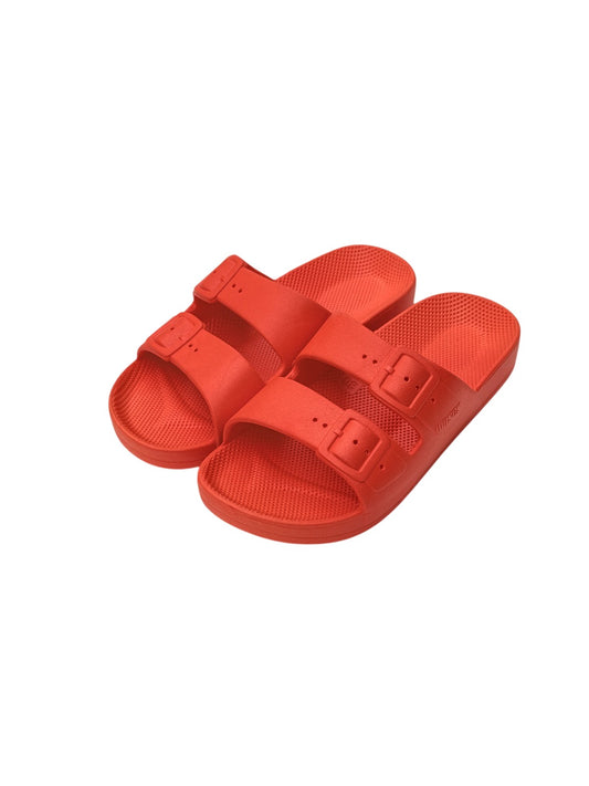 Freedom Moses Orange Slide Sandals Size 30/31