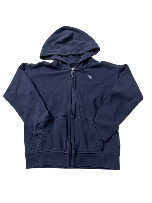 Sweat à capuche zippé Abercrombie Kids Marine Taille 9/10
