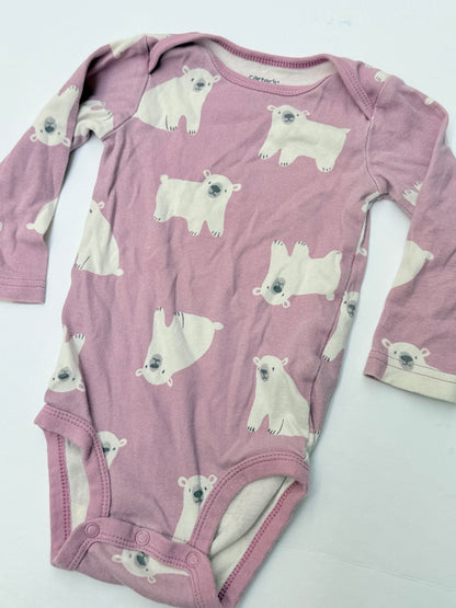 Carter's Polar Bear Print Bodysuit 12M