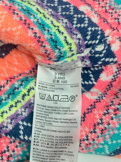 babyGap Fair Isle Sweater Dress 3T