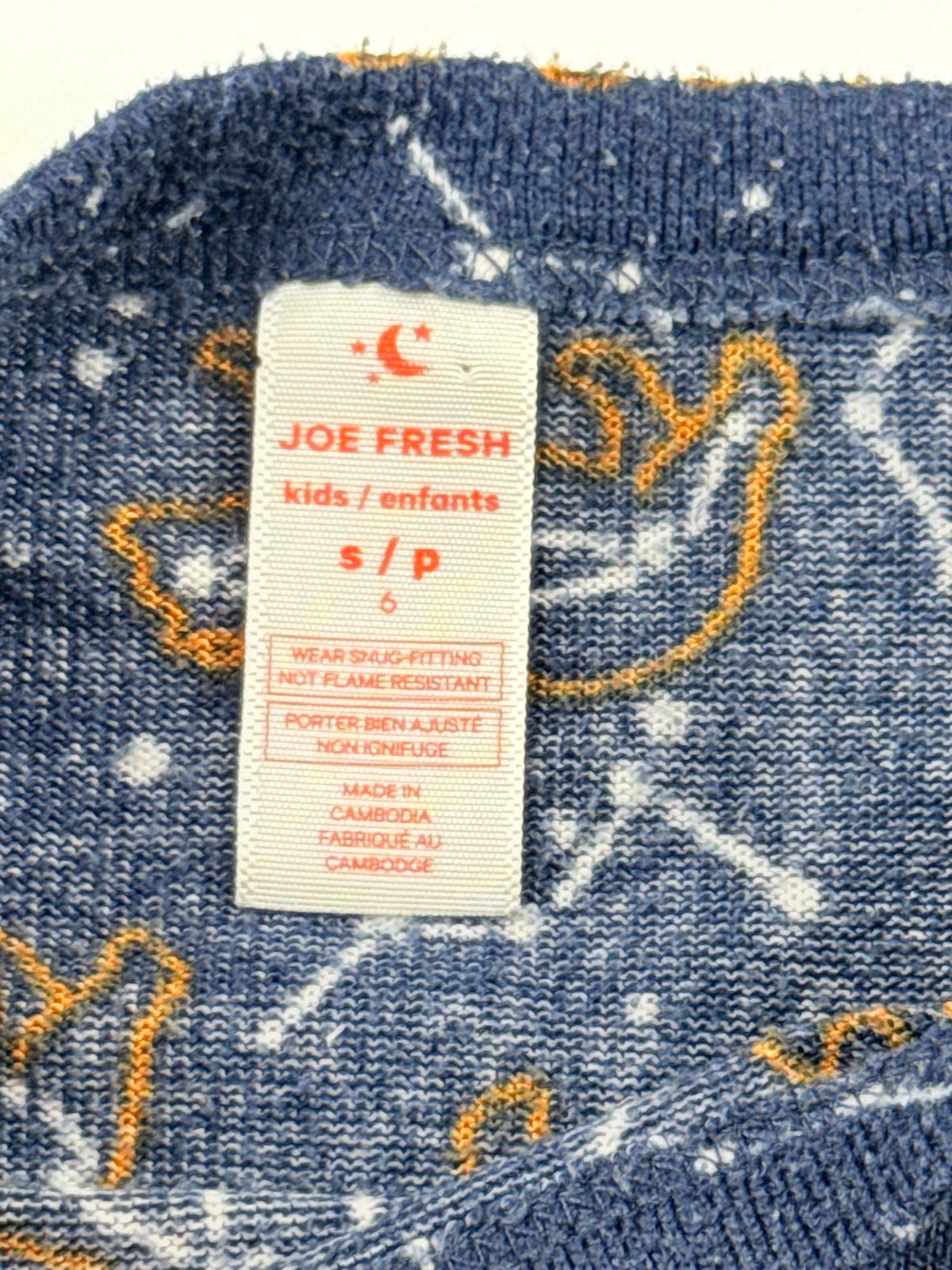 Joe Fresh Constellation Bear Pajamas Size S/P (6)