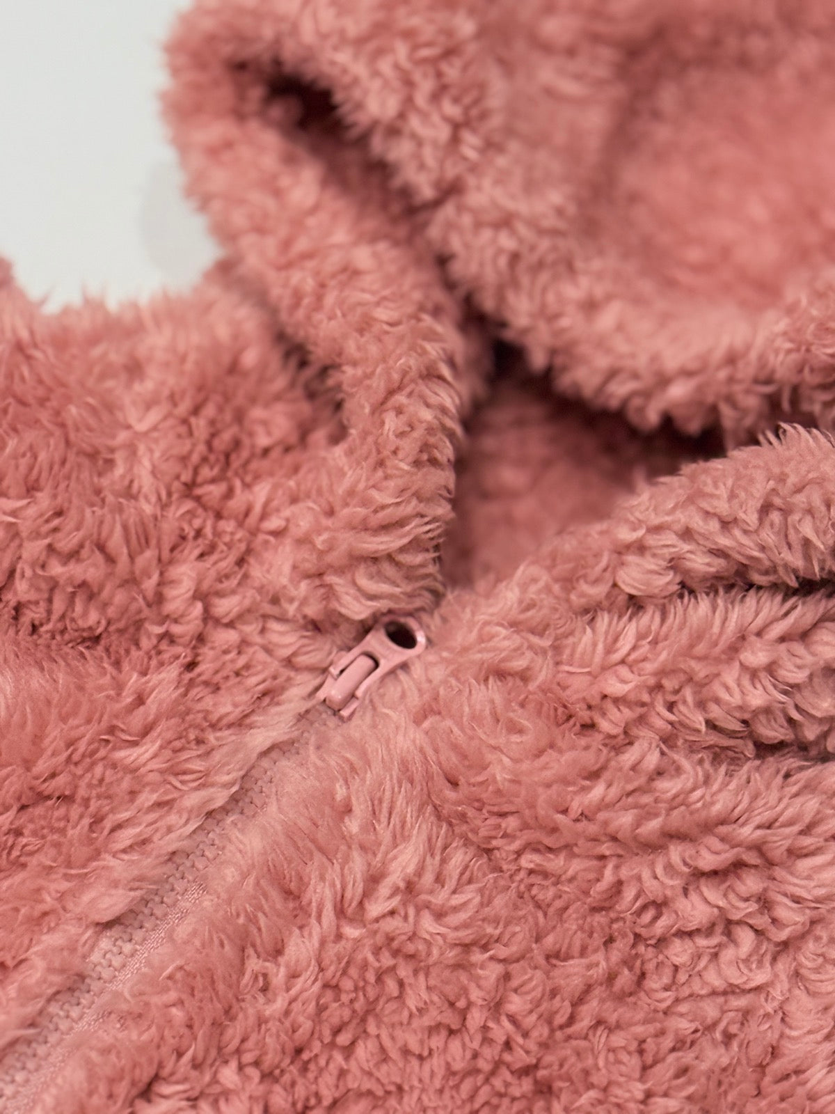 Carter's Child of Mine Pink Sherpa Snowsuit 0-3M