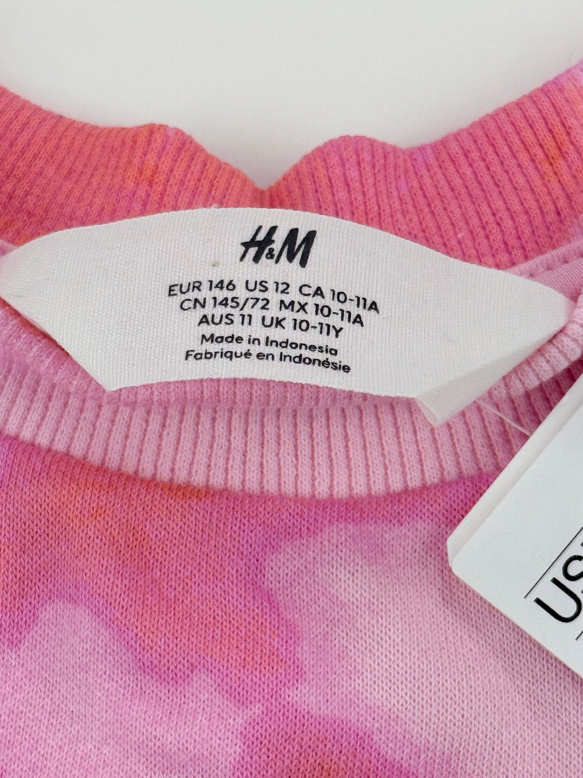 NWT - H&M Malibu Tie-Dye Sweatshirt Size 10-11Y