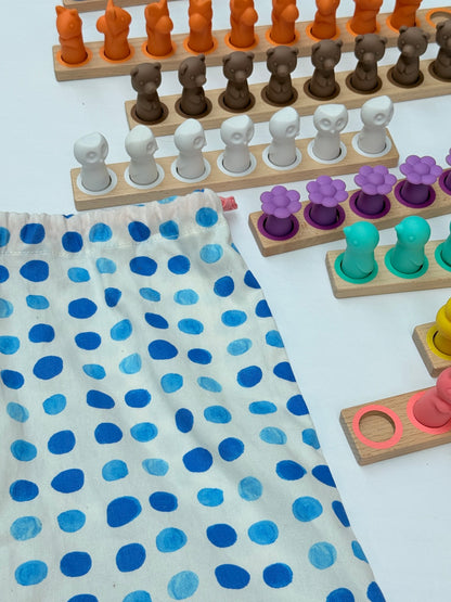 Lovevery Montessori Animal Match Counting Game