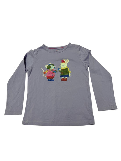 Mini Boden Mouse Bunny T-Shirt Size 6-7Y