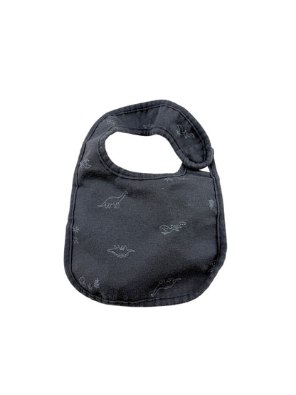 Carter's Gray Dinosaur Bib