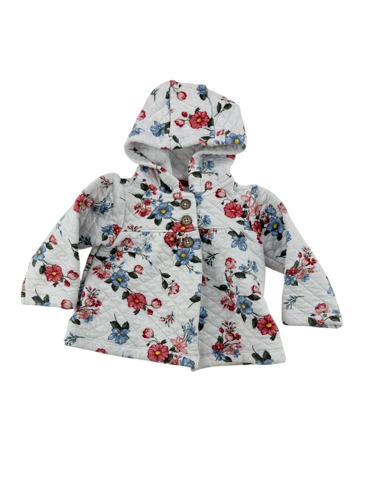 Carter's Floral Quilted Hooded Jacket 18M