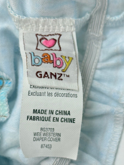 Baby Ganz Wee Western Diaper Cover 0-6M