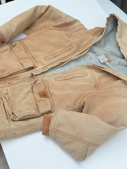 Carhartt Sherpa Lined Canvas Jacket Size 6