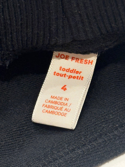 Joe Fresh Navy Jogger Sweatpants Size 4T