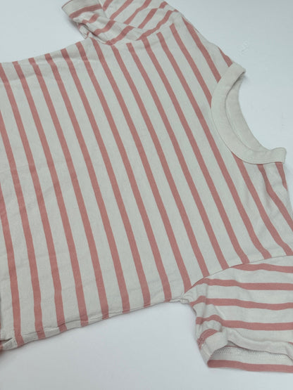 Muji Pink Stripe T-Shirt Size 4/5Y