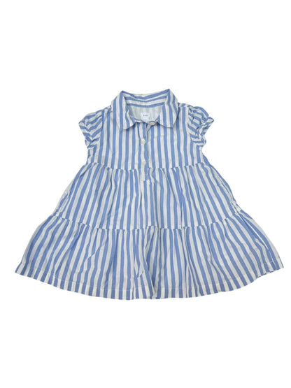 Baby Gap Blue Stripe Dress 18-24M