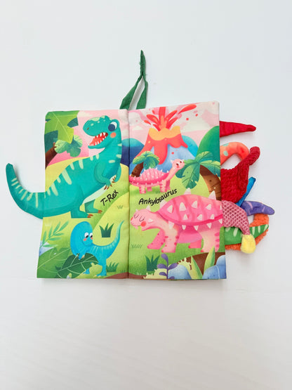 Hahaland Dinosaur Tails Baby Cloth Book