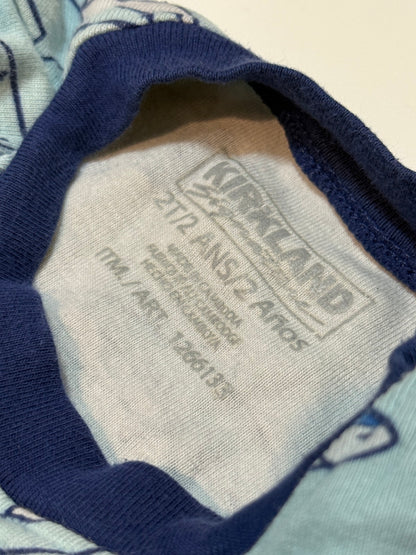 Kirkland Shark Pajama Set 2.5T