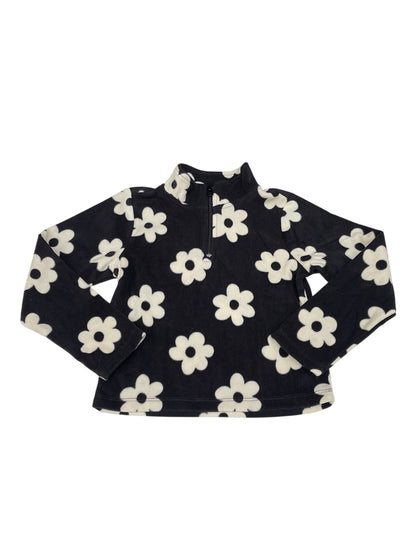 Place Floral Fleece Quarter-Zip Sweatshirt Size 5/6