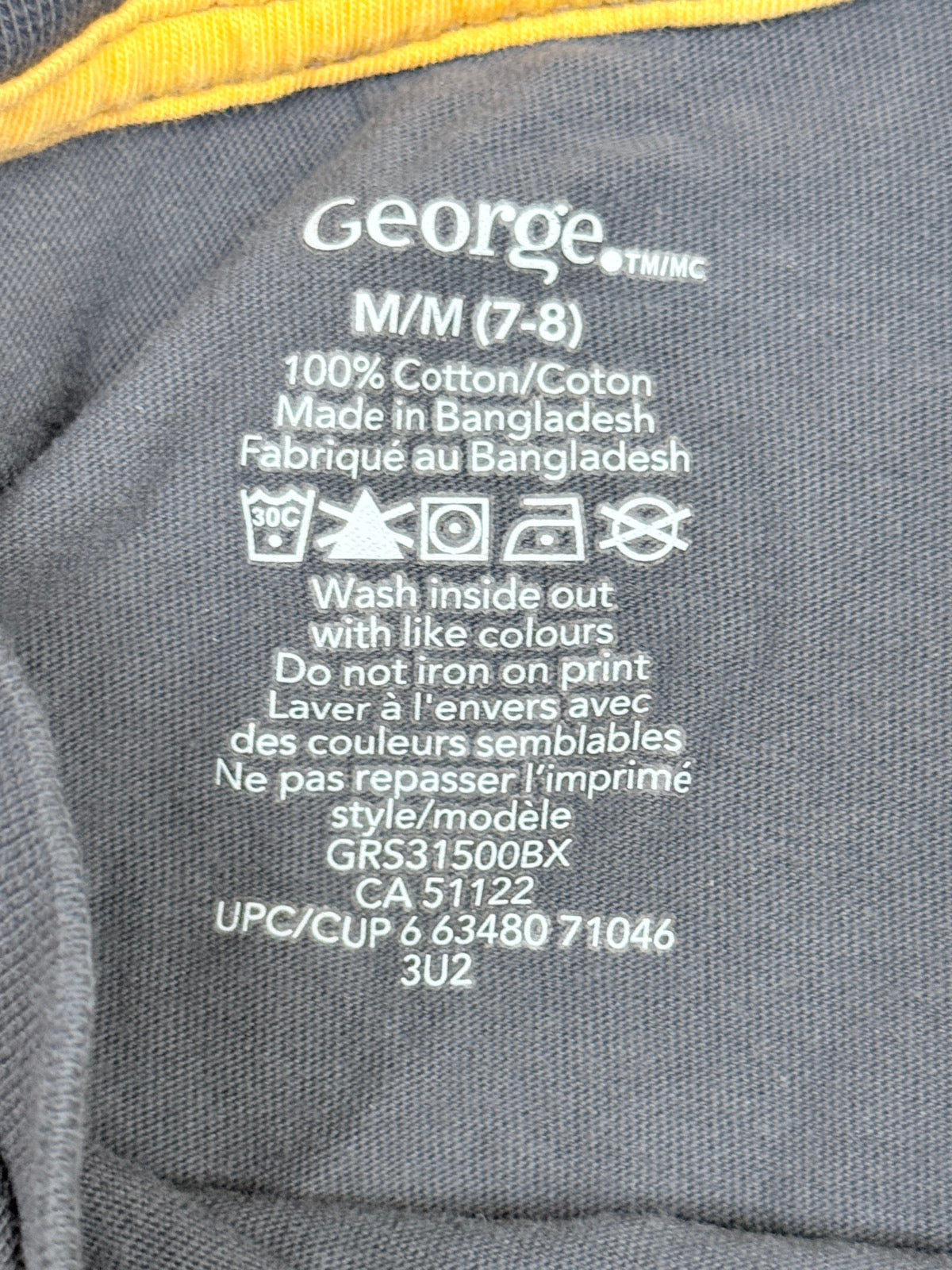 George Astronaut Graphic T-Shirt Size 7-8
