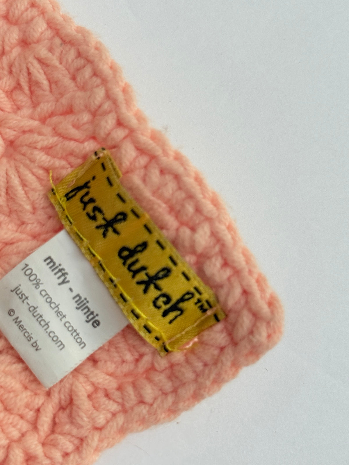 Just Dutch Miffy Crochet Bunny Lovey Blanket