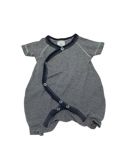 Joe Fresh Navy Striped Romper NB