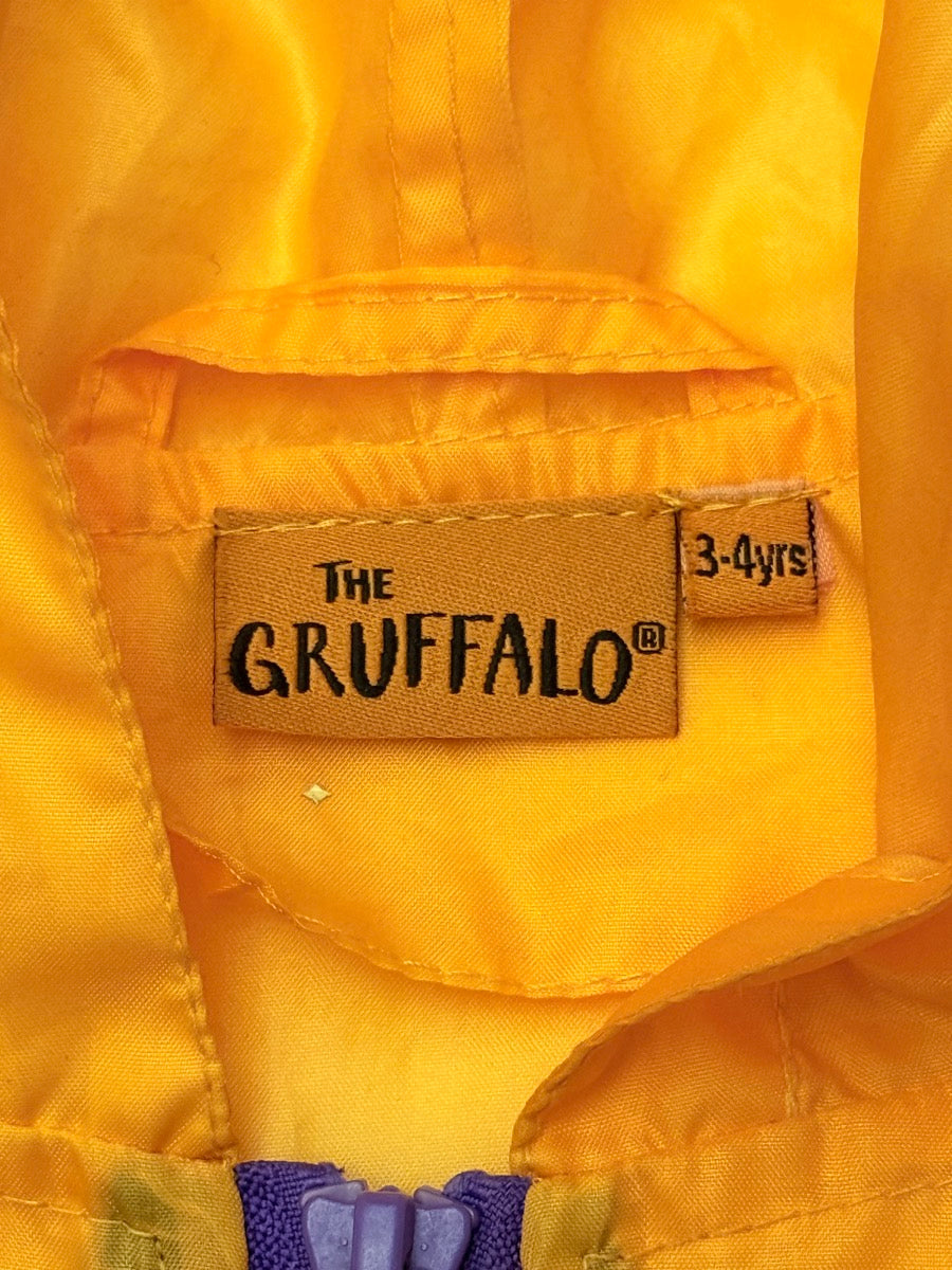 The Gruffalo Yellow Rain Jacket Size 3-4