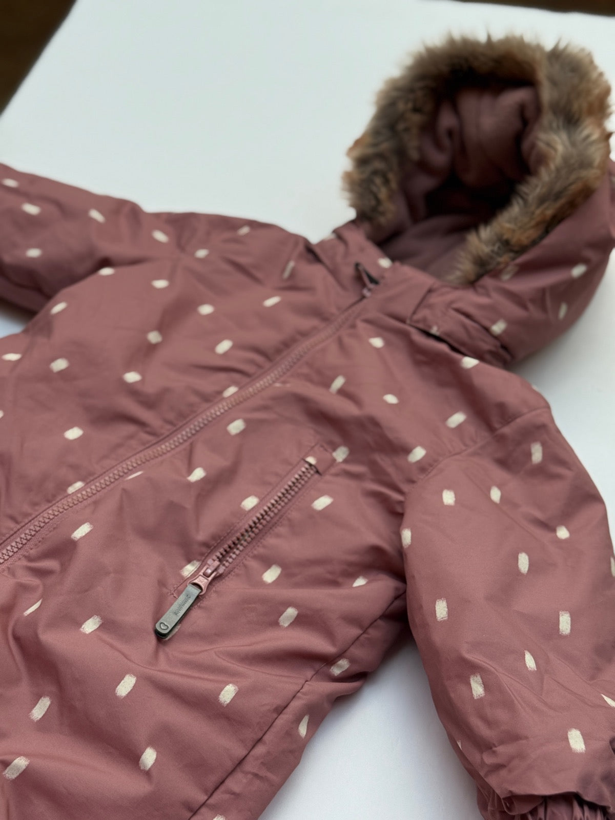 H&M Pink Snowsuit One-Piece 12-18M